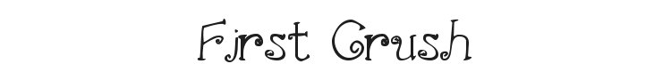 First Crush Font