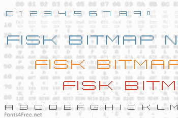 Fisk Bitmap Nr2 Font