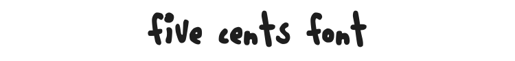 Five Cents Font