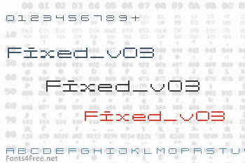 Fixed_v03 Font