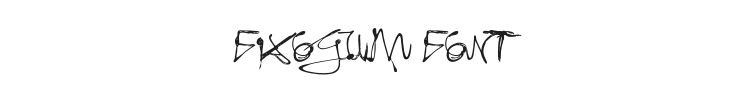 Fixogum Font