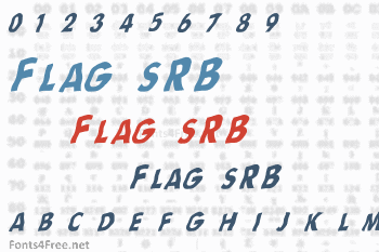 Flag sRB Font