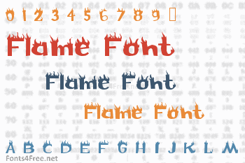 Flame Font