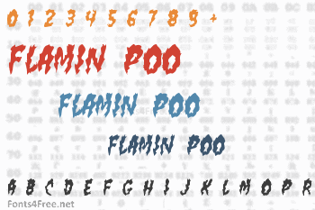 Flamin Poo Font