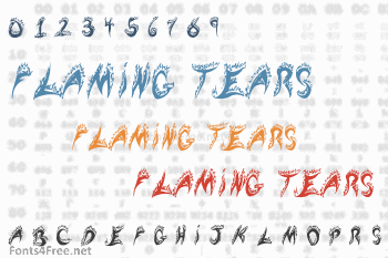 Flaming Tears Font