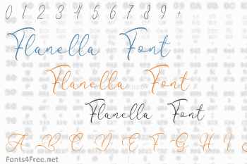 Flanella Font