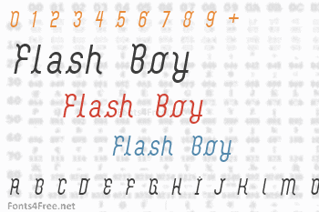 Flash Boy Font