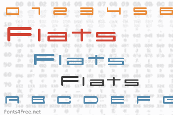 Flats Font