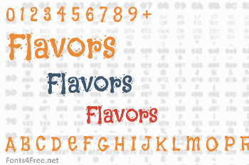 Flavors Font