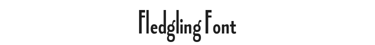 Fledgling Font Preview