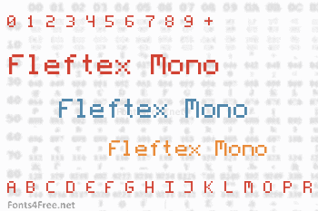 Fleftex Mono Font