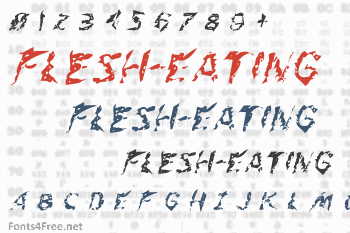 Flesh-Eating Comic Font