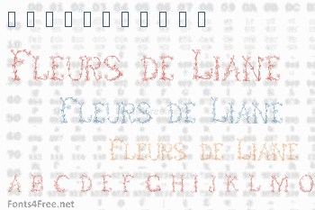 Fleurs de Liane Font