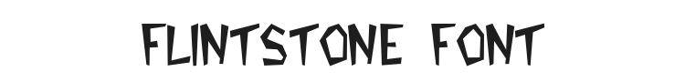 Flintstone Font Preview