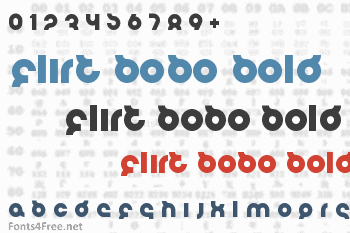 Flirt Bobo Bold Font