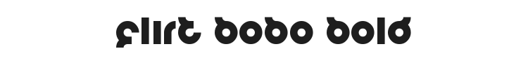 Flirt Bobo Bold Font Preview