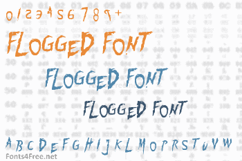 Flogged Font