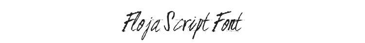 Floja Script Font Preview