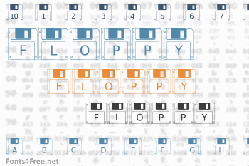 Floppy Disk Font