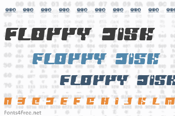 Floppy Disk Font