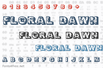 Floral Dawn Font