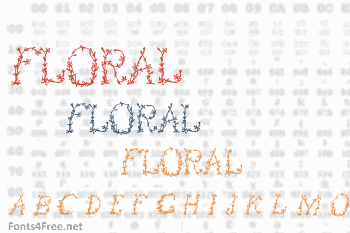 Floral Font