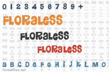 Floraless Font