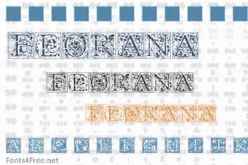 Florana Initials Font