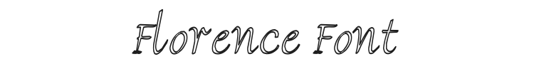 Florence Font Preview