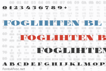 Foglihten Black Font