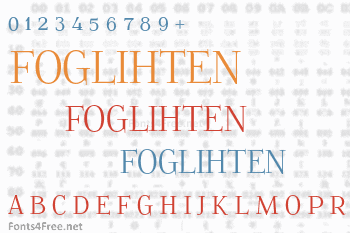 Foglihten Font