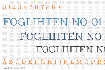 Foglihten No 01 Font