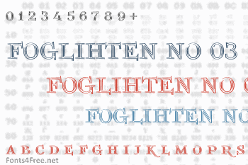 Foglihten No 03 Font