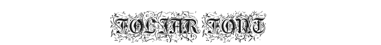 Foliar Initials Font Preview