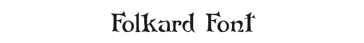 Folkard Font Preview