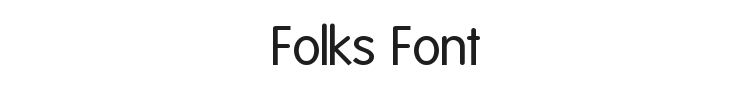 Folks Font