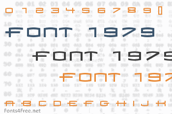 Font 1979 Font