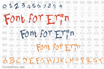 Font for Erin Font