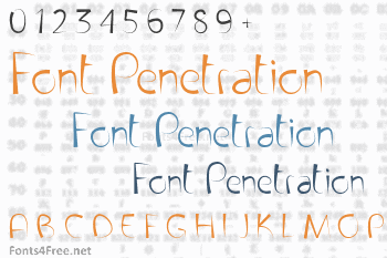 Font Penetration Font