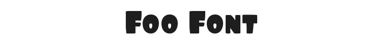 Foo Font Preview