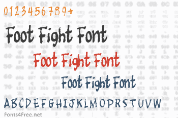 Foot Fight Font