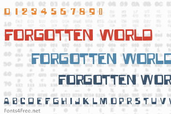 Forgotten World Font