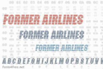 Former Airlines Font
