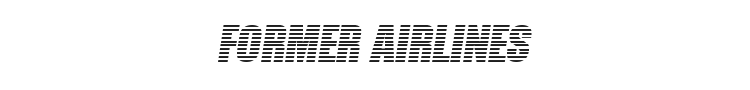Former Airlines Font Preview