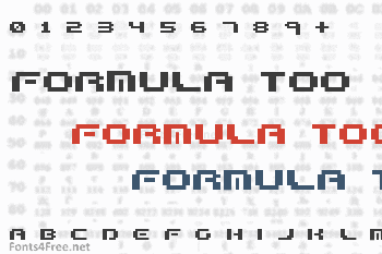 Formula Too Complex Font