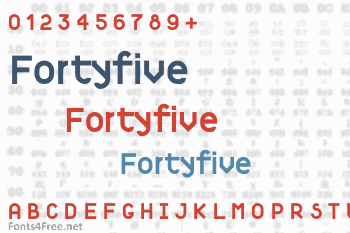 Fortyfive Font