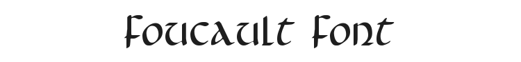 Foucault Font