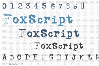 FoxScript Font