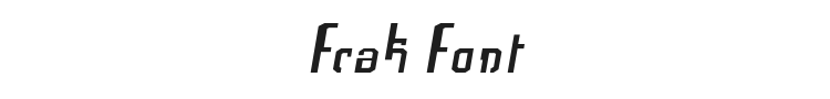 Frak Font