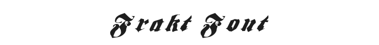 Frakt Font